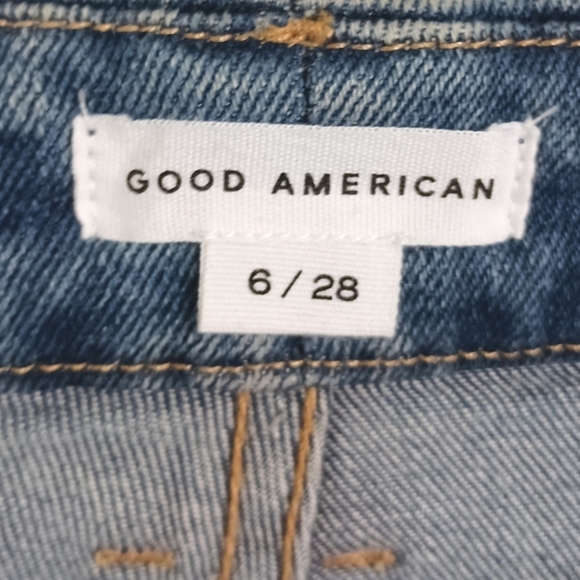 NWT Good American Good Legs Distressed Knee Skinny Jeans $155 - Picture 10 of 11